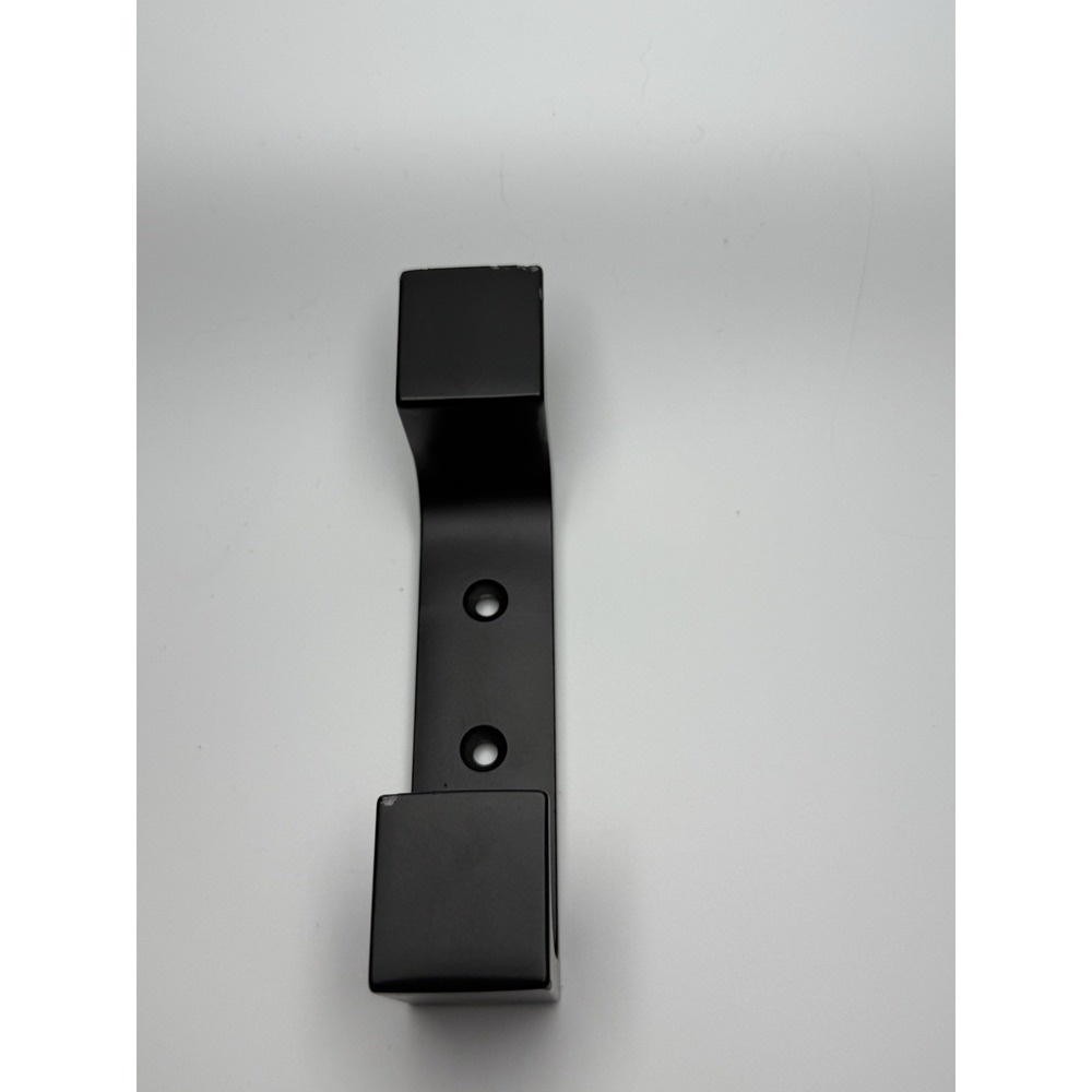 NWT Black Metal Hooks Set of 6 Wall Mount Coat Hooks Heavy Duty - Picture 3 of 7
